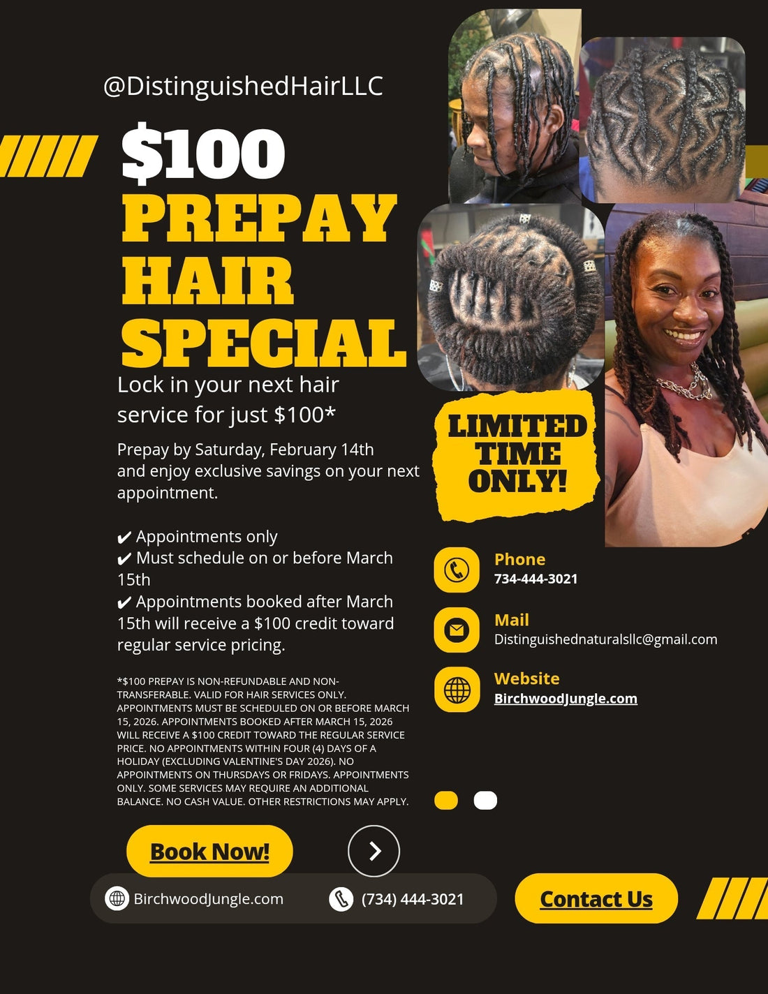✨ $100 PREPAY HAIR SPECIAL ✨