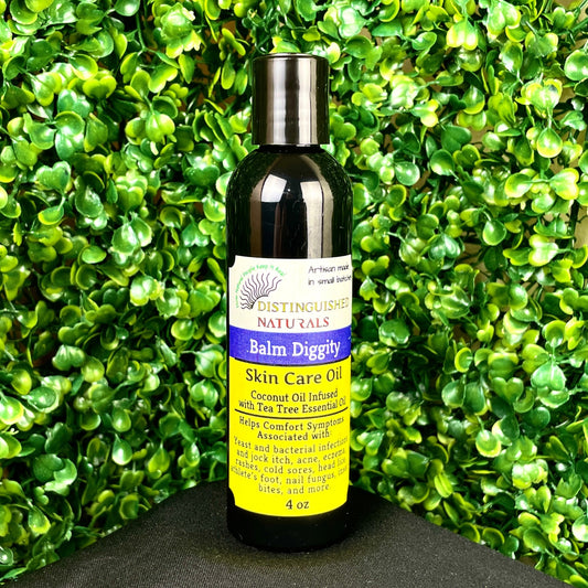 Balm Diggity – Coconut Oil Infused with Tea Tree Essential Oil