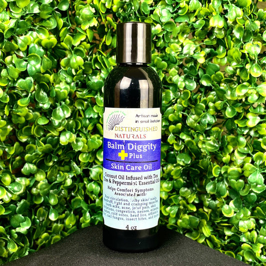 Balm Diggity Plus - Coconut Oil Infused with Tea Tree and Peppermint Essential Oils