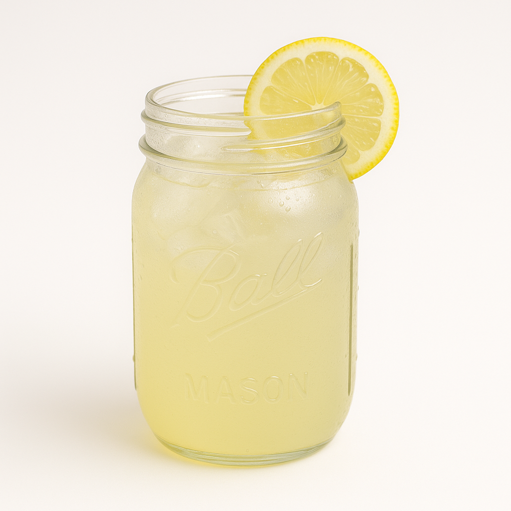16 oz fresh-squeezed organic lemonade sweetened with organic pure maple (sugar-free)