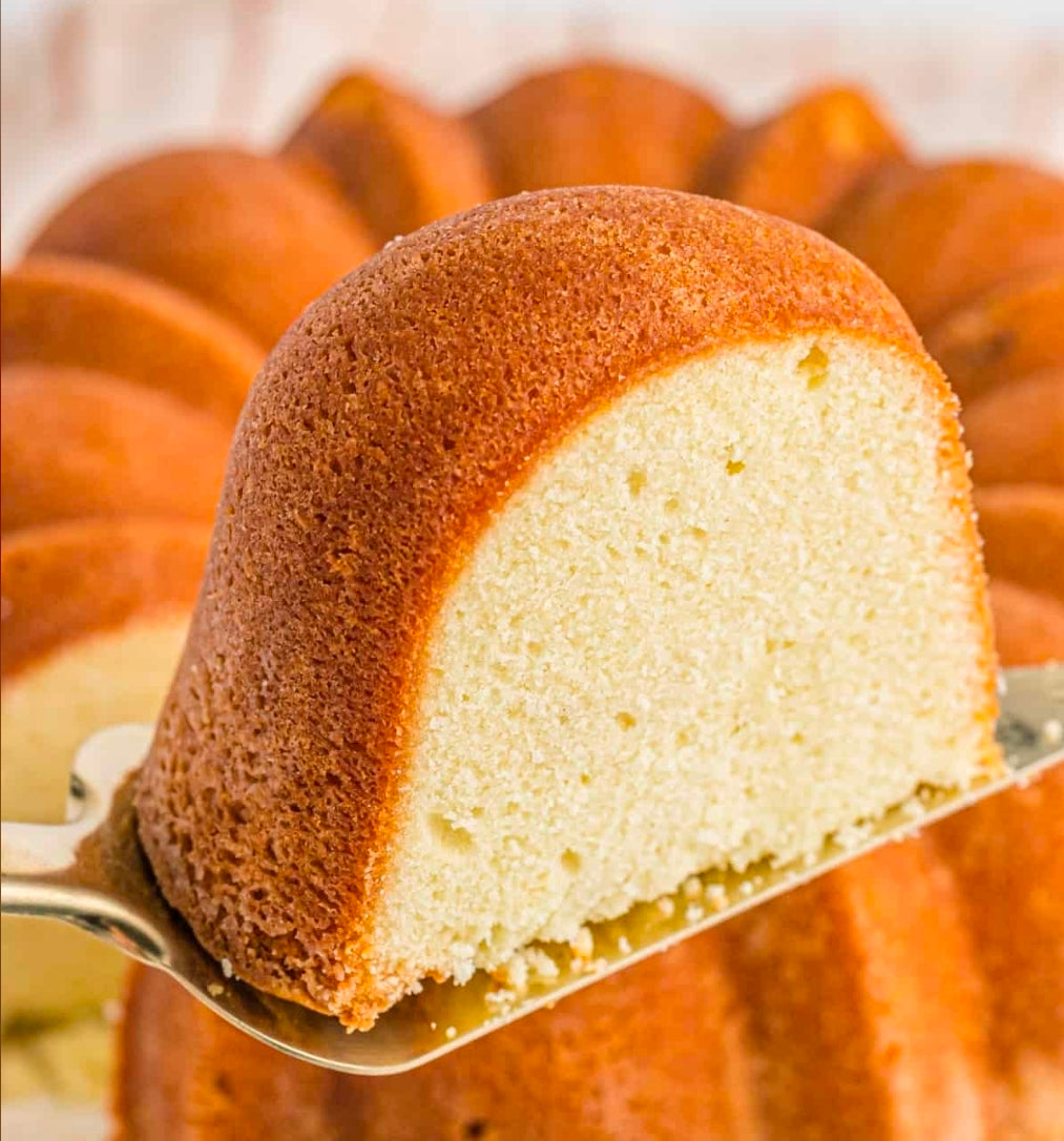 Slice of Pound cake (not vegan)
